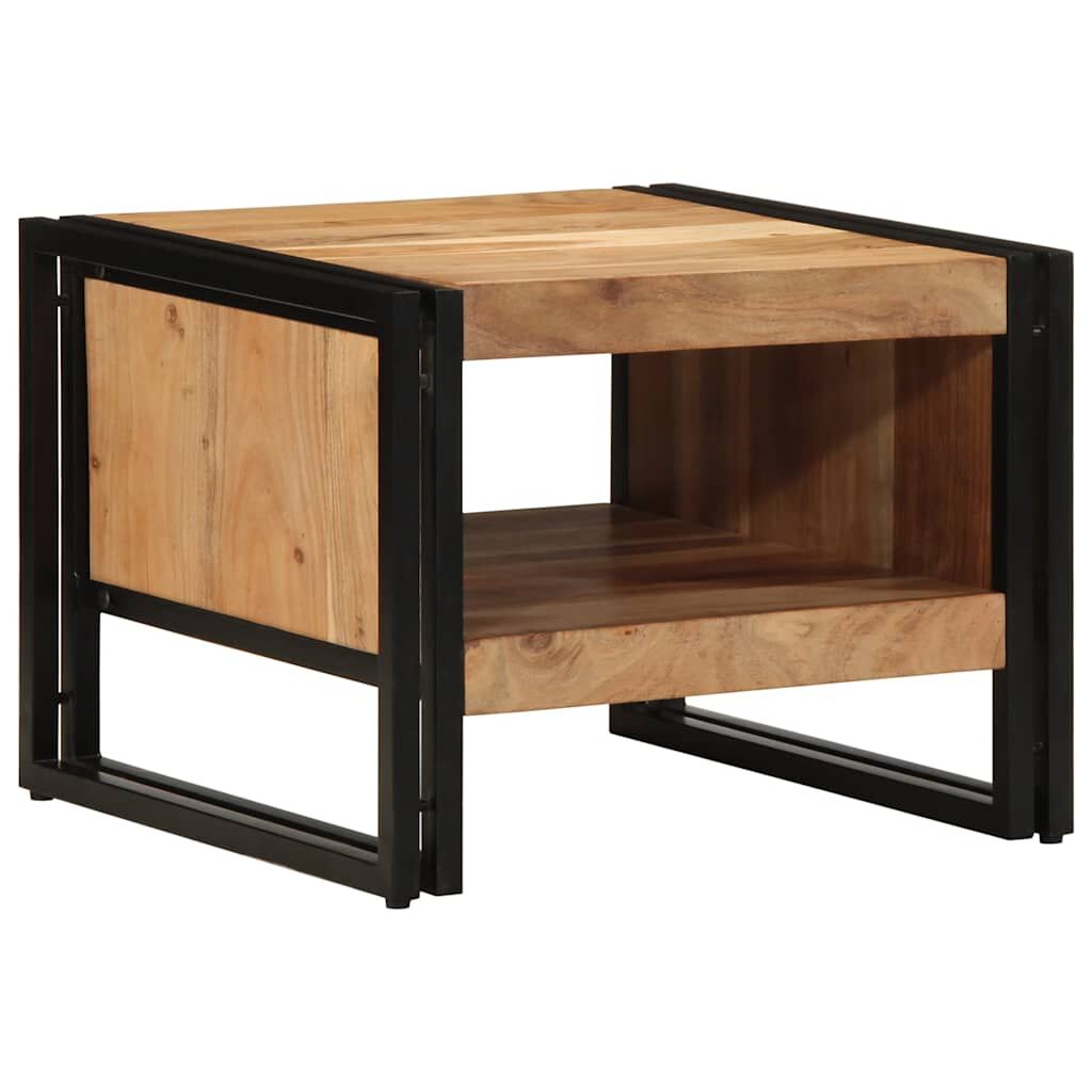 vidaXL Τραπεζάκι σαλονιού 50x50x38 cm μασίφ ξύλο ακακίας