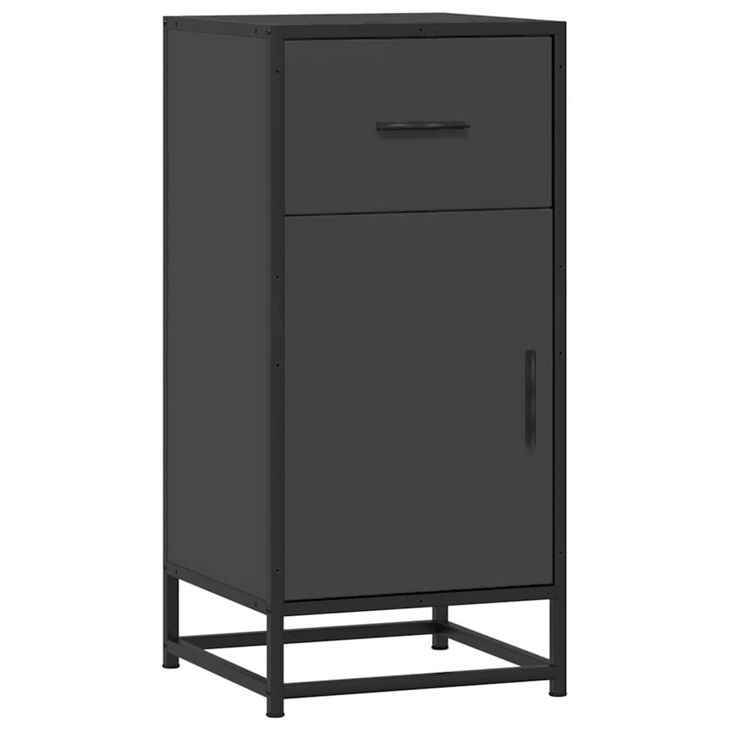 vidaXL Ραφιέρα Καφέ Δρυς 35,5x35x76 εκ. Επεξ. Ξύλο + Μέταλλο