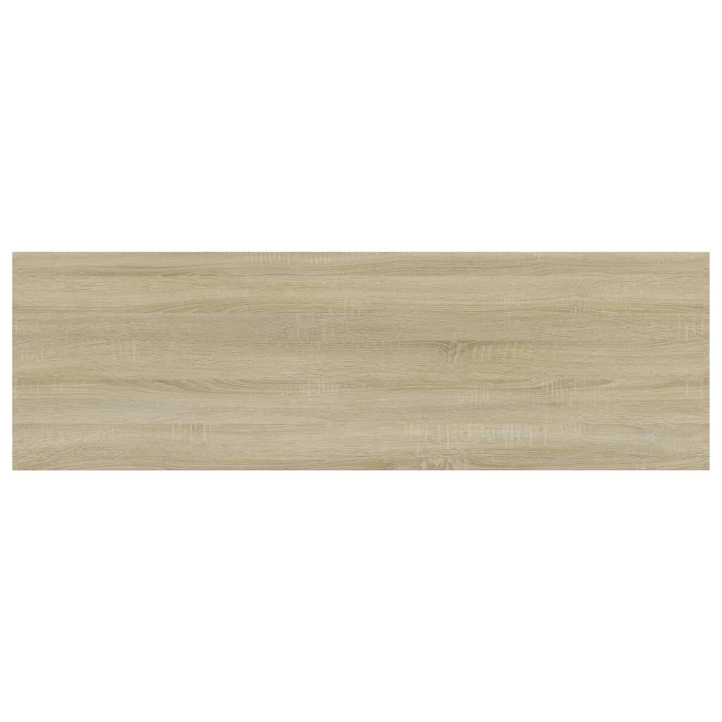 vidaXL Ράφια Βιβλιοθήκης 4 τεμ. Sonoma Δρυς 80x20x1,5 εκ. Μοριοσανίδα
