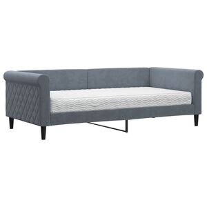 vidaXL &Kappa;&rho;&epsilon;&beta;ά&tau;&iota; &eta;&mu;έ&rho;&alpha;&sigmaf; &mu;&epsilon; &sigma;&tau;&rho;ώ&mu;&alpha; &sigma;&kappa;&omicron;ύ&rho;&omicron; &gamma;&kappa;&rho;&iota; 90x190 cm &Beta;&epsilon;&lambda;&omicron;ύ&delta;&omicron;