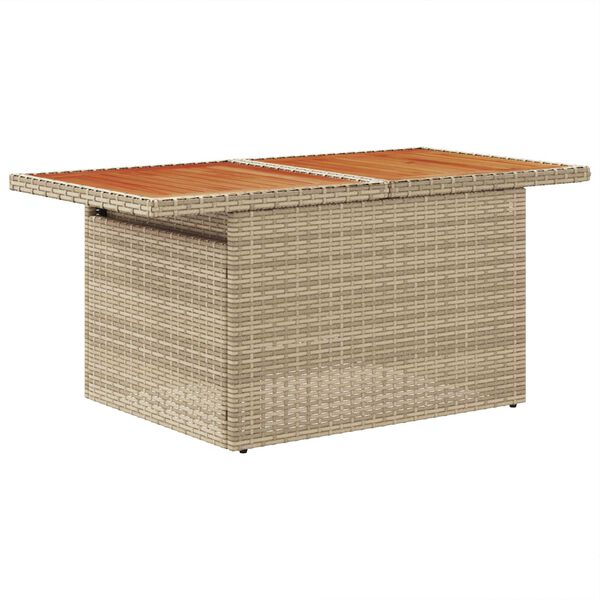 vidaXL Σετ Καναπέ Κήπου με αποθήκευση 6 pcs Μπεζ Πολυ ράταν