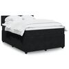 vidaXL &Kappa;&rho;&epsilon;&beta;ά&tau;&iota; Boxspring &mu;&epsilon; &Sigma;&tau;&rho;ώ&mu;&alpha; &Mu;&alpha;ύ&rho;&omicron; 140x190 &epsilon;&kappa;. &Beta;&epsilon;&lambda;&omicron;ύ&delta;&iota;&nu;&omicron;