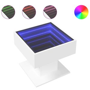 vidaXL &Tau;&rho;&alpha;&pi;&epsilon;&zeta;ά&kappa;&iota; &Sigma;&alpha;&lambda;&omicron;&nu;&iota;&omicron;ύ &mu;&epsilon; LED &Lambda;&epsilon;&upsilon;&kappa;ό 50x50x45 &epsilon;&kappa;. &Epsilon;&pi;&epsilon;&xi;&epsilon;&rho;&gamma;&alpha;&sigma;&mu;έ&nu;&omicron; &Xi;ύ&lambda;&omicron;