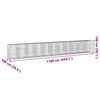 vidaXL Συρματοκιβώτιο με Κάλυμμα 1100x100x150 εκ. Γαλβανισμένο Χάλυβα
