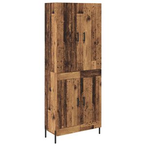 vidaXL Highboard &Pi;&alpha;&lambda;&iota;ό &Xi;ύ&lambda;&omicron; 69,5 x 34 x 180 &epsilon;&kappa;. &Epsilon;&pi;&epsilon;&xi;&epsilon;&rho;&gamma;&alpha;&sigma;&mu;έ&nu;&omicron; &xi;ύ&lambda;&omicron;