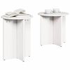 vidaXL Τραπεζάκι σαλονιού 2 pcs Λευκό 41.5 x 41.5 x 41 εκ