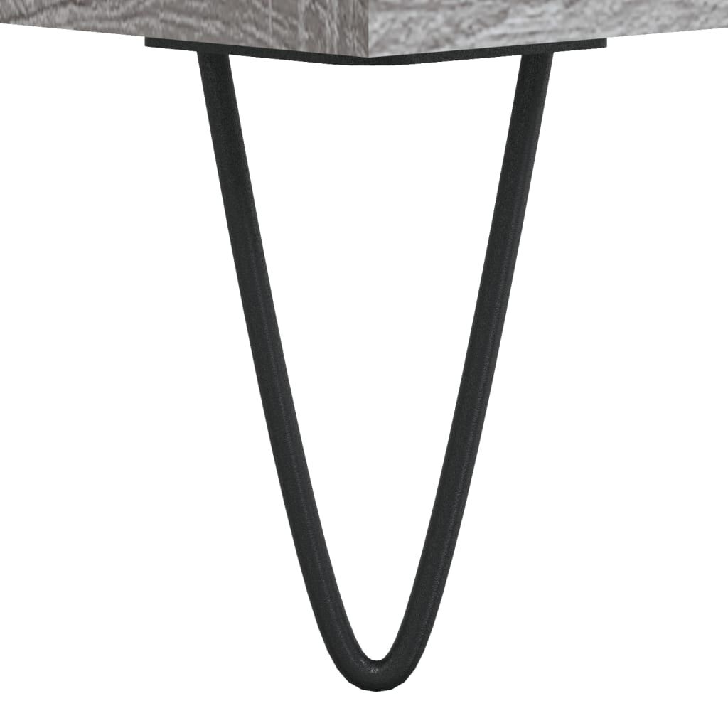vidaXL Κομοδίνο Γκρι Sonoma 40 x 35 x 69 εκ. από Επεξεργασμένο Ξύλο