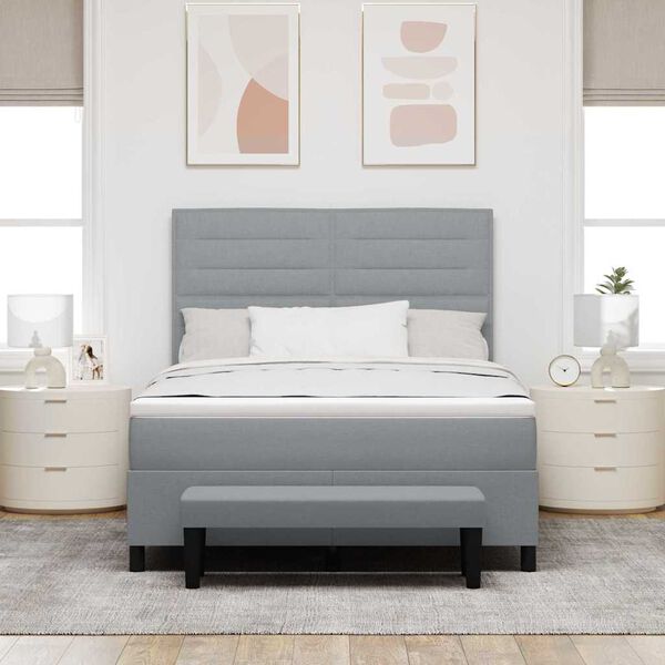 vidaXL &Kappa;&rho;&epsilon;&beta;ά&tau;&iota; &mu;&epsilon; &epsilon;&lambda;&alpha;&tau;ή&rho;&iota;&alpha; &mu;&epsilon; &sigma;&tau;&rho;ώ&mu;&alpha; &Alpha;&nu;&omicron;&iota;&chi;&tau;ό &gamma;&kappa;&rho;&iota; 160 x 200 cm ύ&phi;&alpha;&sigma;&mu;&alpha;