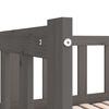 vidaXL Καναπές Κρεβάτι Γκρι 2 x (90 x 200) εκ. από Μασίφ Ξύλο Πεύκου