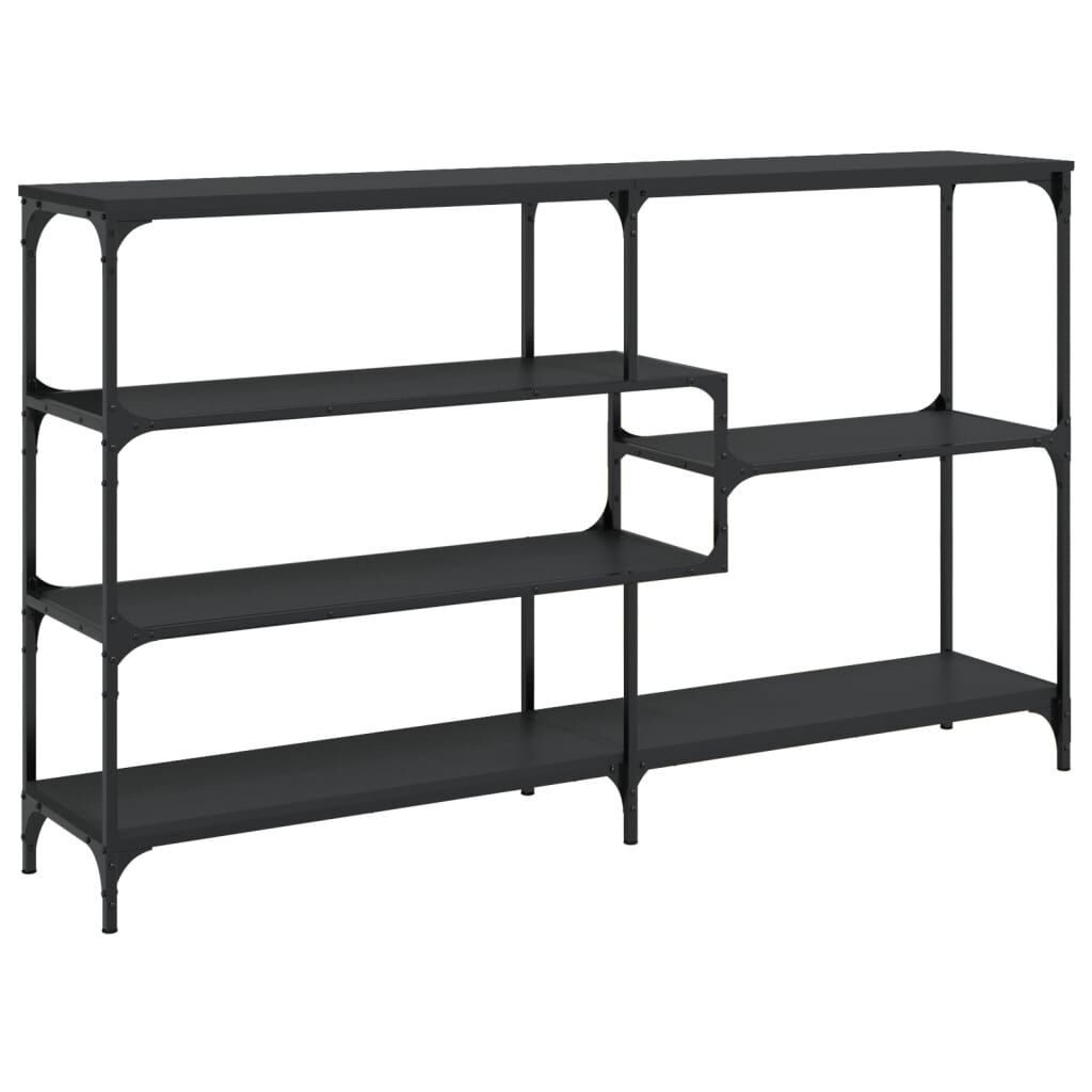vidaXL Τραπέζι Κονσόλα Μαύρο 160x32x95 εκ. Επεξεργασμένο Ξύλο