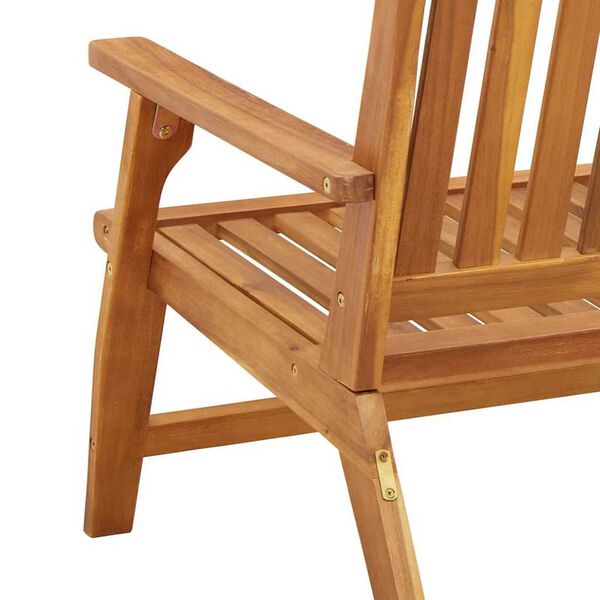 vidaXL Σετ Εξωτερικής Τραπέζης 2 pcs Καφέ Στερεό Ξύλο Ακακίας