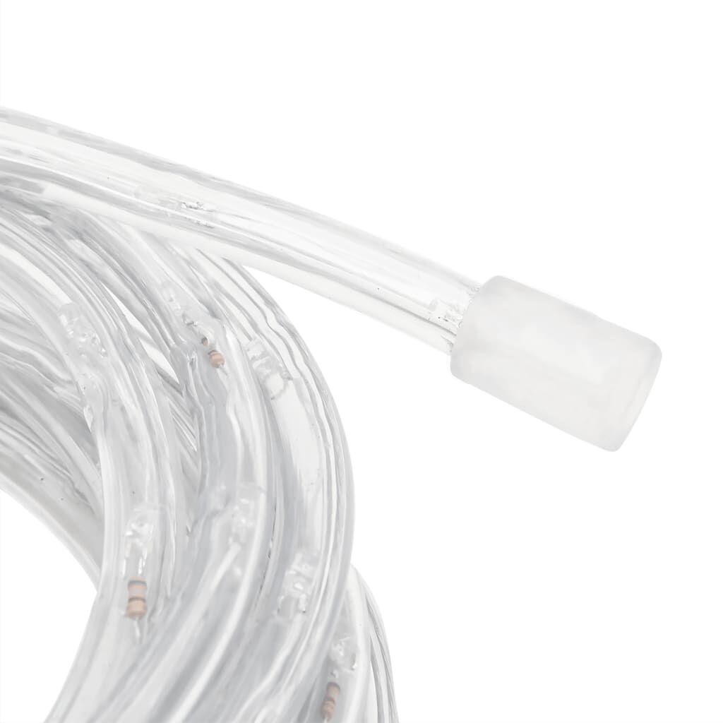 vidaXL Φωτάκια σε Σωλήνα με 120 LED Ψυχρό Λευκό 5 μ. από PVC