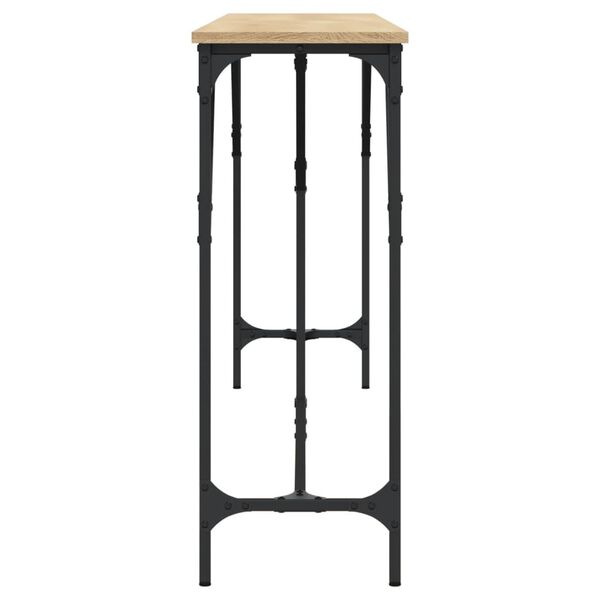 vidaXL Τραπέζι Κονσόλα Sonoma Δρυς 200x29x75 εκ. Επεξεργασμένο Ξύλο