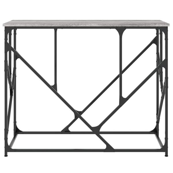 vidaXL Τραπέζι Κονσόλα Γκρι Sonoma 100x40x80 εκ. Επεξεργασμένο Ξύλο