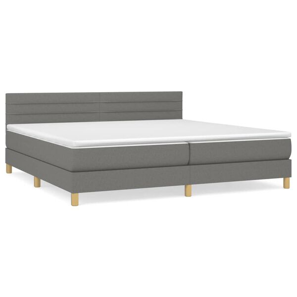 vidaXL &Kappa;&rho;&epsilon;&beta;ά&tau;&iota; Boxspring &mu;&epsilon; &Sigma;&tau;&rho;ώ&mu;&alpha; &Sigma;&kappa;&omicron;ύ&rho;&omicron; &Gamma;&kappa;&rho;&iota; 200x200 &epsilon;&kappa;. &Upsilon;&phi;&alpha;&sigma;&mu;ά&tau;&iota;&nu;&omicron;