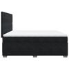 vidaXL Κρεβάτι Boxspring με Στρώμα Μαύρο 200x200 εκ. Βελούδινο
