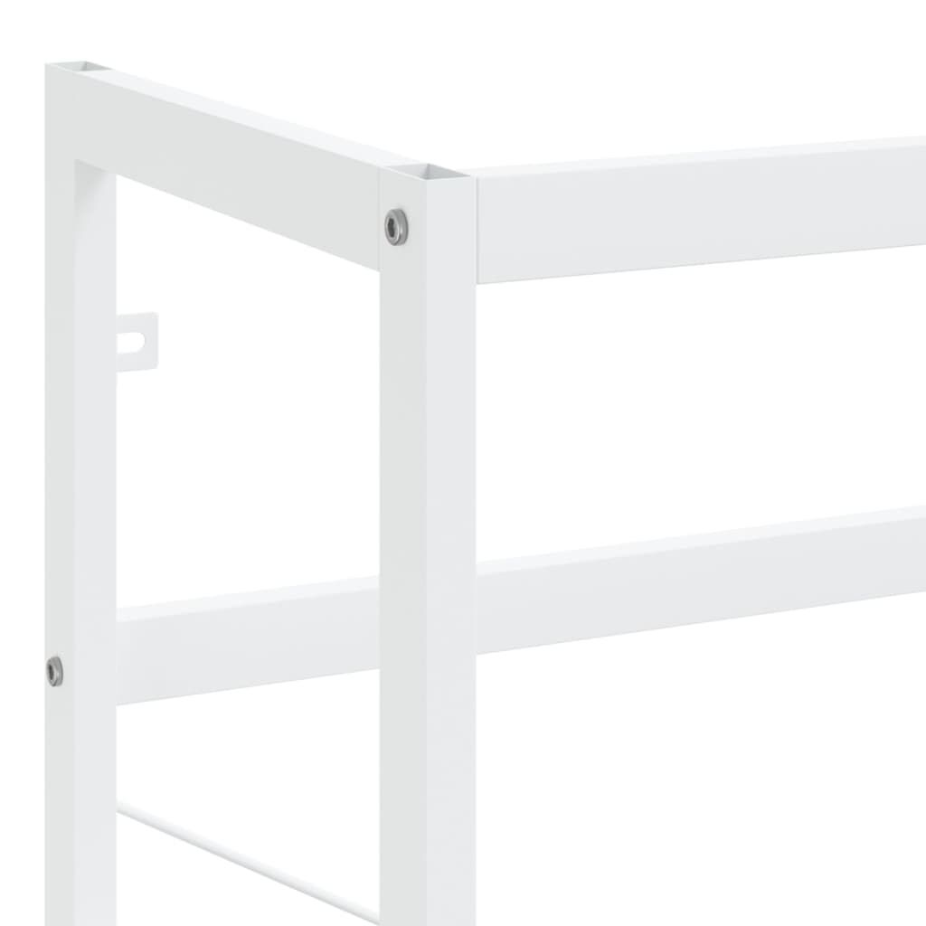 vidaXL Έπιπλο Μπάνιου Λευκό 59 x 38 x 83 εκ. Σιδερένιο