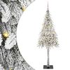 vidaXL Χριστουγεννιάτικο Δέντρο με 150 LED Λευκό 150 cm ΠΕ και Ατσάλι