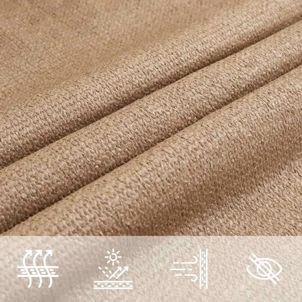 vidaXL Πανί Σκίασης Taupe 6x8 μ. από HDPE 160 γρ./μ²