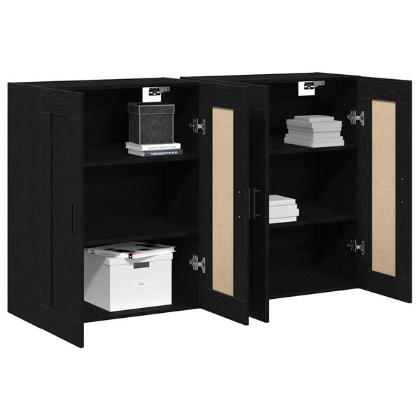 vidaXL Ντουλάπα τοίχου Επιτοίχιο 2 pcs artisan δρυς 160 x 34 x 90 εκ