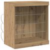 vidaXL &Pi;&lambda;&epsilon;&upsilon;&rho;&iota;&kappa;ό &Tau;&rho;&alpha;&pi;έ&zeta;&iota; LED Artisan Oak 60,5 x 37 x 67 &epsilon;&kappa;