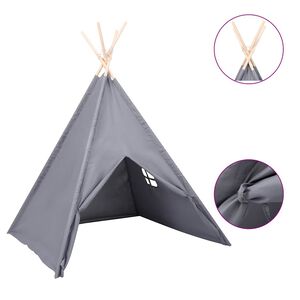 vidaXL &Sigma;&kappa;&eta;&nu;ή Teepee &Pi;&alpha;&iota;&delta;&iota;&kappa;ή &Gamma;&kappa;&rho;&iota; 120x120x150 &epsilon;&kappa;. Peach Skin &mu;&epsilon; &Sigma;ά&kappa;&omicron;