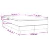 vidaXL Κρεβάτι Boxspring με Στρώμα Μαύρο 120x190εκ.από Συνθετικό Δέρμα