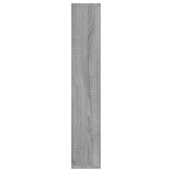 vidaXL Ραφιέρα Τοίχου Γκρι Sonoma 36x16x90εκ. Επεξεργασμένο Ξύλο