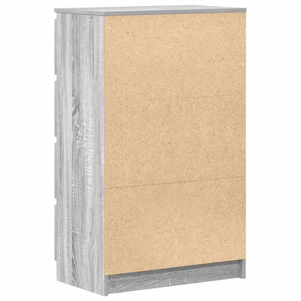 vidaXL Συρταριέρα Γκρι Sonoma 60x35x98,5 εκ. από Επεξεργασμένο Ξύλο