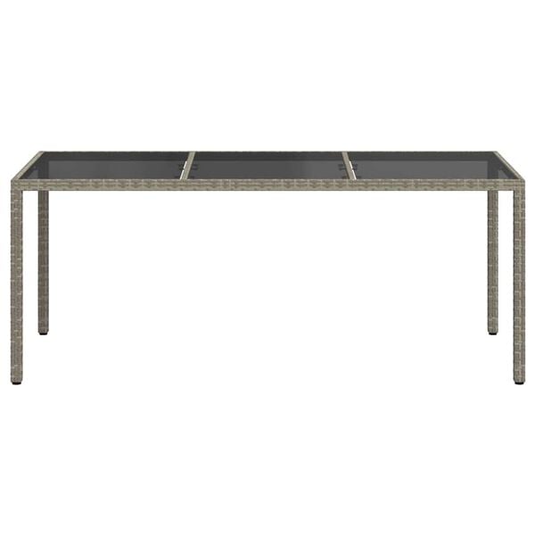 vidaXL &Tau;&rho;&alpha;&pi;έ&zeta;&iota; &Kappa;ή&pi;&omicron;&upsilon; &Gamma;&kappa;&rho;&iota; 190x90x75 &epsilon;&kappa;. &Psi;&eta;&mu;έ&nu;&omicron; &Gamma;&upsilon;&alpha;&lambda;ί/&Sigma;&upsilon;&nu;&theta;&epsilon;&tau;&iota;&kappa;ό &Rho;&alpha;&tau;ά&nu;