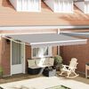 vidaXL Σκηνίτσα Αναδιπλούμενη Ανοιχτό γκρι 400 x 300 εκ Πολυεστέρας