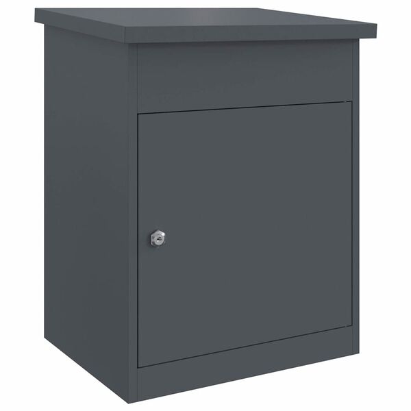 vidaXL Θυρίδα Πακέτων Ανθρακί 44 x 35 x 59 εκατοστά Ατσάλι