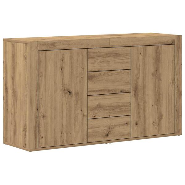 vidaXL &Pi;&lambda;&alpha;ϊ&nu;ό &gamma;&rho;&alpha;&phi;&epsilon;ί&omicron; Artisan Oak 120 x 36 x 69 &epsilon;&kappa; &Epsilon;&pi;&epsilon;&xi;&epsilon;&rho;&gamma;&alpha;&sigma;&mu;έ&nu;&omicron; &xi;ύ&lambda;&omicron;