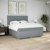 vidaXL &Kappa;&rho;&epsilon;&beta;ά&tau;&iota; Boxspring &mu;&epsilon; &Sigma;&tau;&rho;ώ&mu;&alpha; &Alpha;&nu;&omicron;&iota;&chi;&tau;ό &Gamma;&kappa;&rho;&iota; 200x200 &epsilon;&kappa;. &Upsilon;&phi;&alpha;&sigma;&mu;ά&tau;&iota;&nu;&omicron;