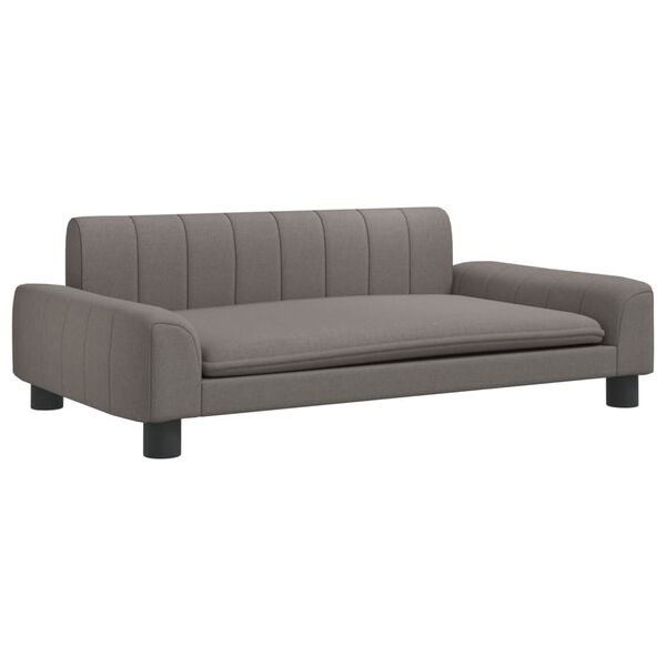 vidaXL Καναπές Παιδικός Taupe 90 x 53 x 30 εκ. από Ύφασμα