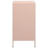vidaXL Ντουλάπι Ροζ 35x39x73,5 εκ. από Χάλυβα Ψυχρής Έλασης