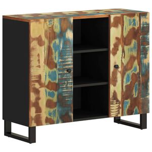 vidaXL Ντουλάπι με 2 Πόρτες 90x30x75 εκ. από Μασίφ Ανακυκλωμένο Ξύλο