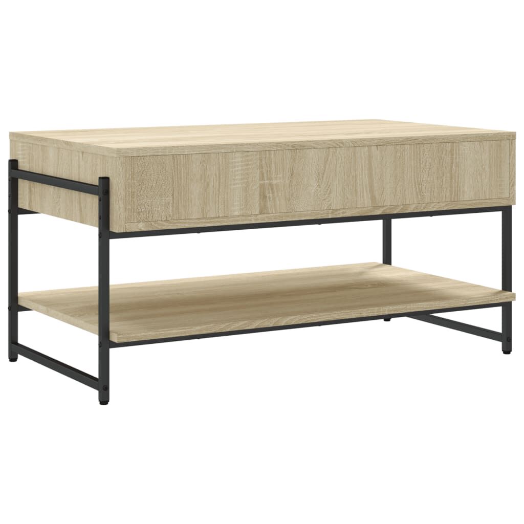 vidaXL Τραπεζάκι Σαλονιού Sonoma Δρυς 90x50x45 εκ. Επεξεργασμένο Ξύλο