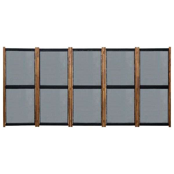 vidaXL &Delta;&iota;&alpha;&chi;&omega;&rho;&iota;&sigma;&tau;&iota;&kappa;ό &Delta;&omega;&mu;&alpha;&tau;ί&omicron;&upsilon; &mu;&epsilon; 5 &Pi;ά&nu;&epsilon;&lambda; &Mu;&alpha;ύ&rho;&omicron; 350 x 170 &epsilon;&kappa;.