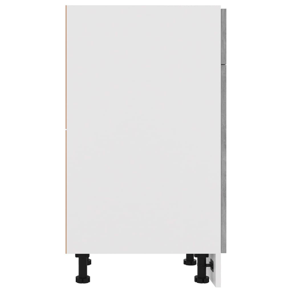 vidaXL Ντουλάπι με Συρτάρι Lyon Γκρι Σκυροδέματος 50x46x81,5 εκ