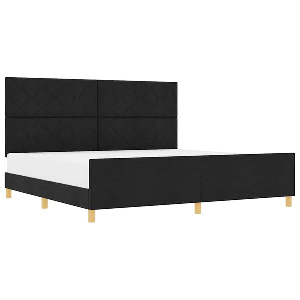 vidaXL &Sigma;&kappa;&epsilon;&lambda;&epsilon;&tau;ό&sigmaf; &Kappa;&rho;&epsilon;&beta;&alpha;&tau;&iota;&omicron;ύ &mu;&epsilon; &kappa;&epsilon;&phi;&alpha;&lambda;ά&rho;&iota; &Mu;&alpha;ύ&rho;&omicron; 200 x 200 cm ύ&phi;&alpha;&sigma;&mu;&alpha;