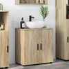 vidaXL Ντουλάπι Μπάνιου με ράφι με πόρτα Sonoma Δρυς 61 x 35 x 64 εκ.