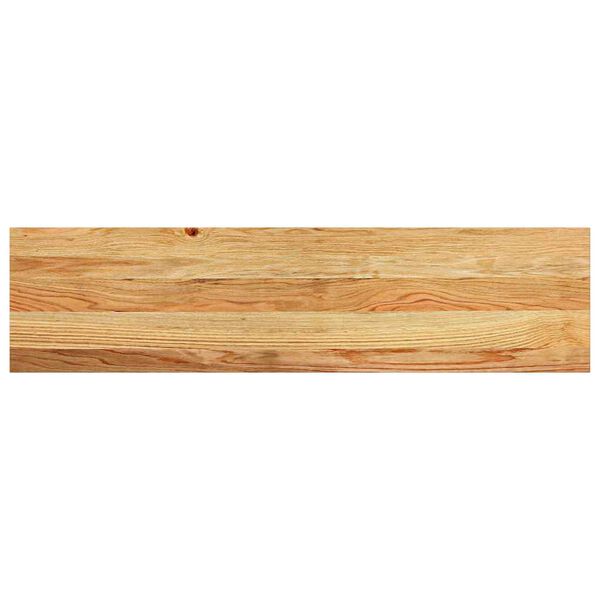 vidaXL Πατάκια Σκάλας 12 τεμ. Ανοιχτό Καφέ 100x30x2 cm Ξύλο Δρυός