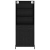 vidaXL Highboard &Mu;&alpha;ύ&rho;&eta; &delta;&rho;&upsilon;&sigmaf; 69,5 x 34 x 180 &epsilon;&kappa;. &Epsilon;&pi;&epsilon;&xi;&epsilon;&rho;&gamma;&alpha;&sigma;&mu;έ&nu;&omicron; &xi;ύ&lambda;&omicron;
