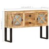 vidaXL Κονσόλα 110 x 30 x 74 εκ. από Ακατέργαστο Ξύλο Μάνγκο
