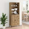 vidaXL Highboard &mu;&epsilon; &sigma;&upsilon;&rho;&tau;ά&rho;&iota; Artisan Oak 69,5 x 34 x 180 &epsilon;&kappa;.