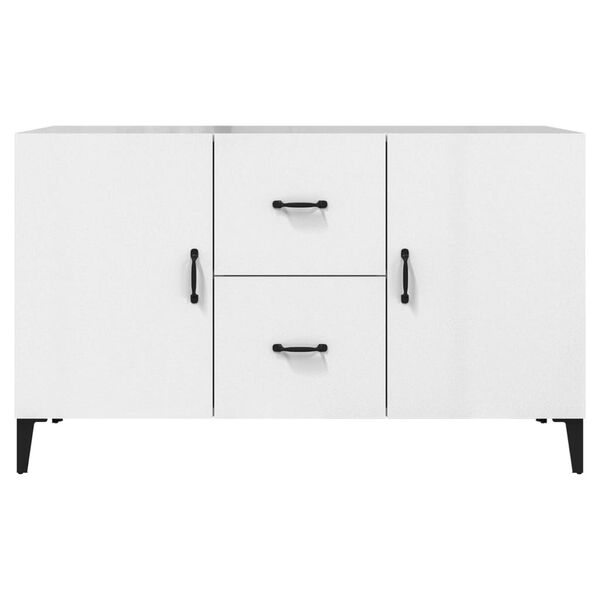 vidaXL Ντουλάπι Γυαλιστερό Λευκό 100 x 36 x60 εκ. Επεξεργασμένο Ξύλο