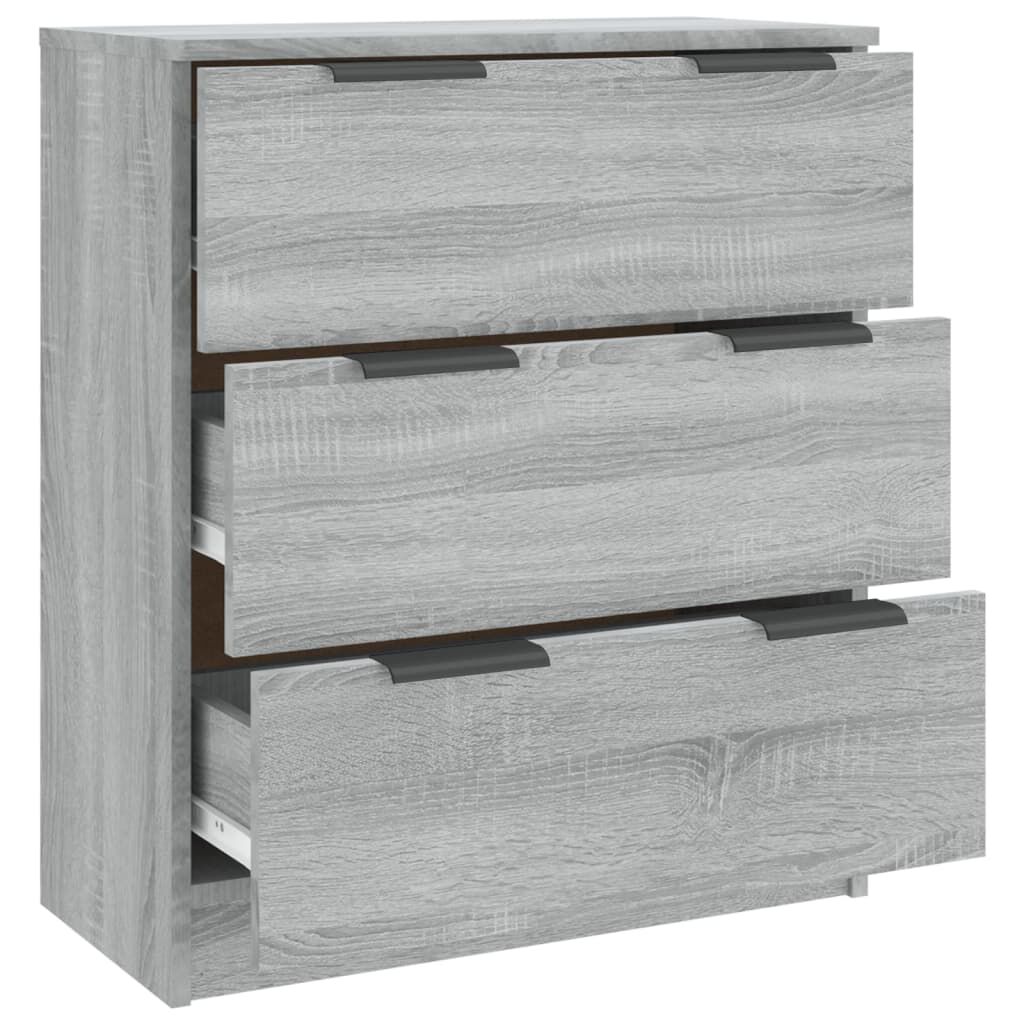 vidaXL Ντουλάπι Γκρι Sonoma 60 x 30 x 70 εκ. από Επεξεργασμένο Ξύλο