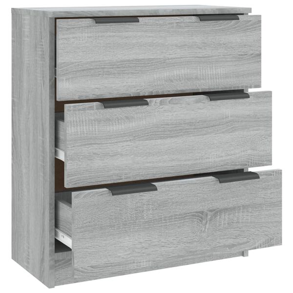 vidaXL Ντουλάπι Γκρι Sonoma 60 x 30 x 70 εκ. από Επεξεργασμένο Ξύλο