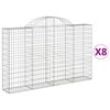 vidaXL &Sigma;&upsilon;&rho;&mu;&alpha;&tau;&omicron;&kappa;&iota;&beta;ώ&tau;&iota;&alpha; &Tau;&omicron;&xi;&omega;&tau;ά 8 &tau;&epsilon;&mu;. 200x30x120/140 &epsilon;&kappa;. &Gamma;&alpha;&lambda;&beta;&alpha;&nu;. &Alpha;&tau;&sigma;ά&lambda;&iota;